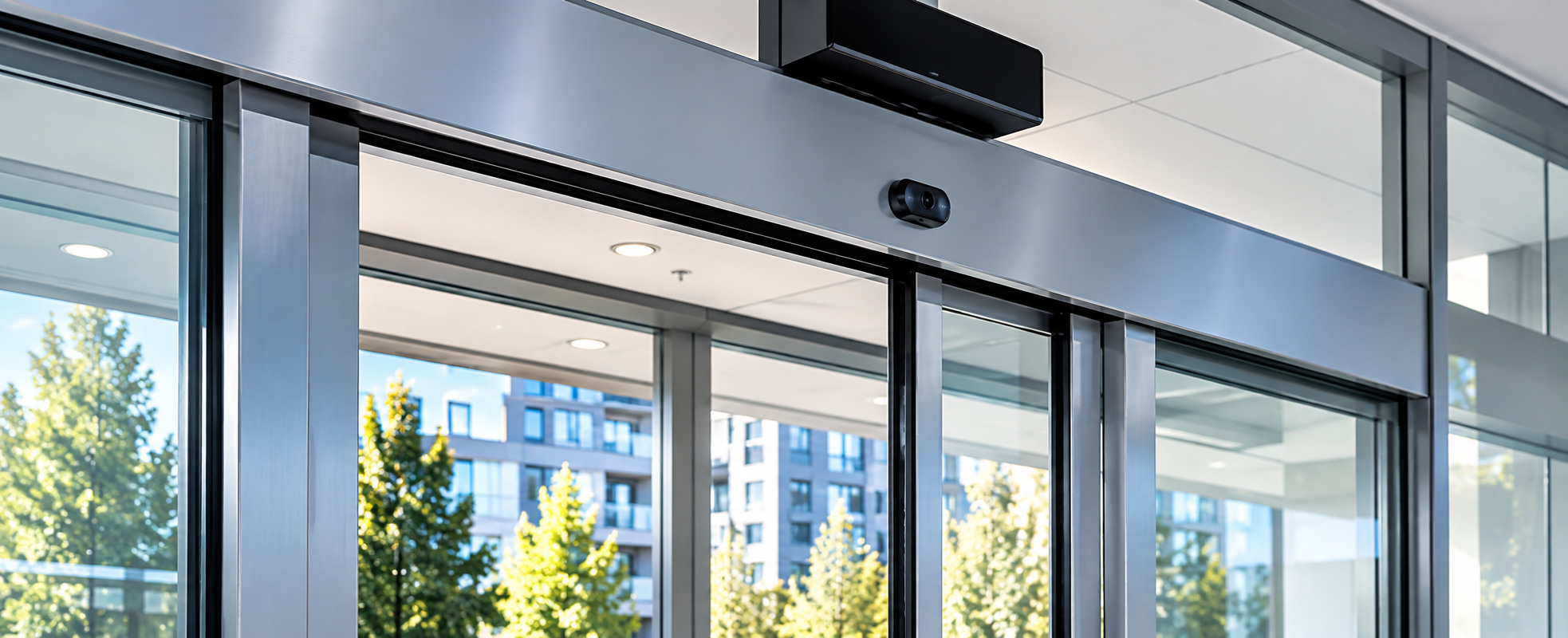 Sensores para puertas automáticas y accesos peatonales